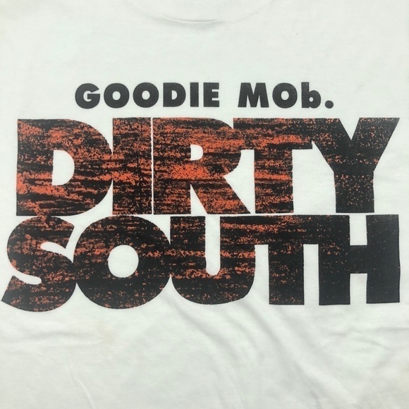 Goodie Mob Licenced Dirty South Soul Food Album Band Hip-Hop Short Sleeve White - Picture 4 of 7